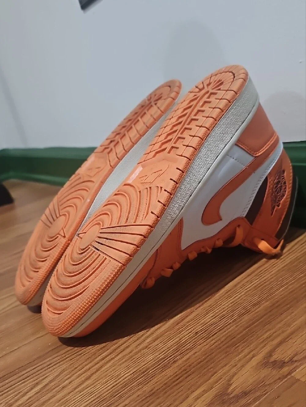 Jordan Air 1 High Orange/White Men's Sneakers